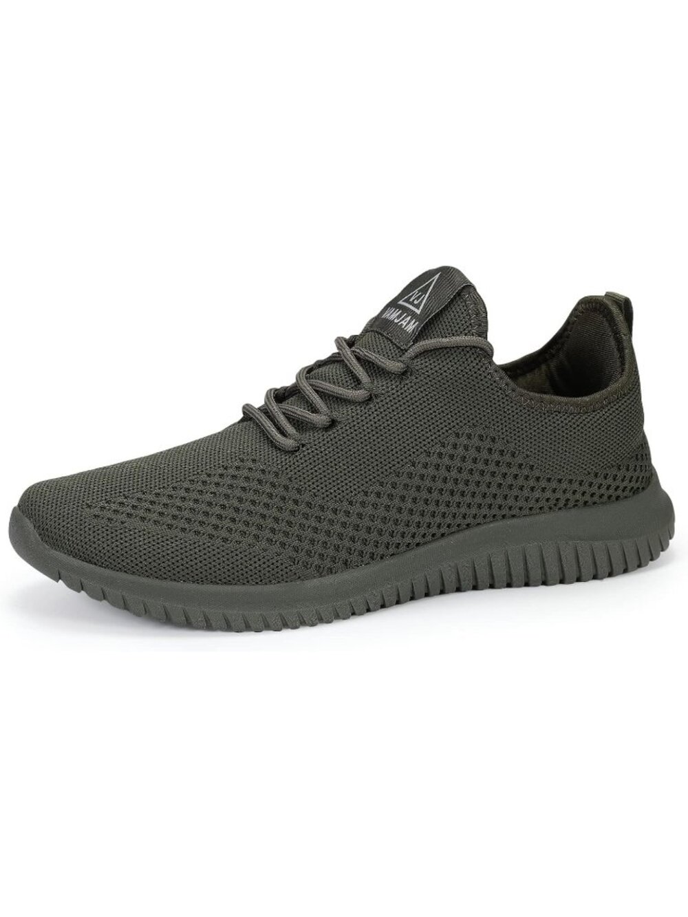 Men's Green Running Shoes Ultra Lightweight Breathable Walking Shoes Non Slip
